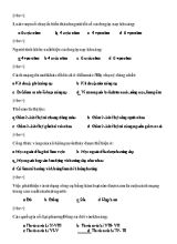 Đề trắc nghiệm kiểm tra Lịch sử lớp 11 (Có đáp án)